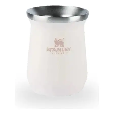 Mate Stanley Original Blanco Negro Acero Inoxidable X 1 Un Rose quartz