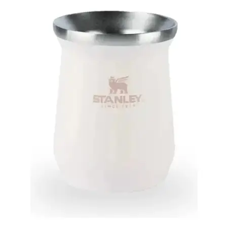 Mate Stanley Original Blanco Negro Acero Inoxidable X 1 Un Rose quartz
