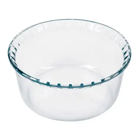 Molde Ensaladera Soufflé Marinex Vidrio Templad 2,4lts Horno Vidrio