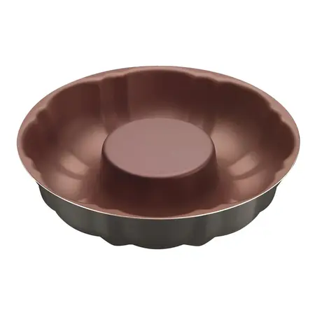 Molde Para Budin Tramontina Vermont De Aluminio Con Revestimiento Interno Cobre Antiadherente Starflon Max Grafito 24 Cm 2 L