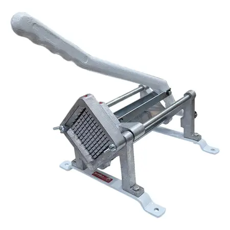 Nativa Corta Papas Horizontal Gastronómica Con 3 Cuchillas Plateado