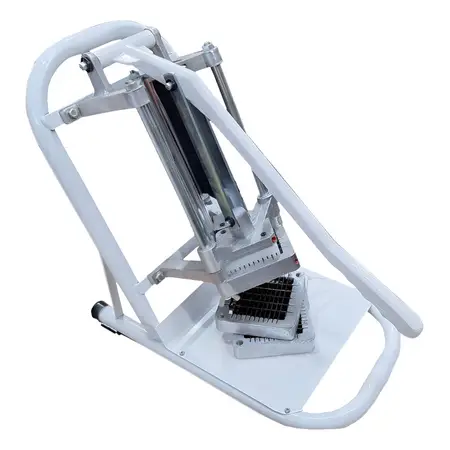 Nativa Corta Papas Vertical Gastronómica Con 3 Cuchillas Plateado