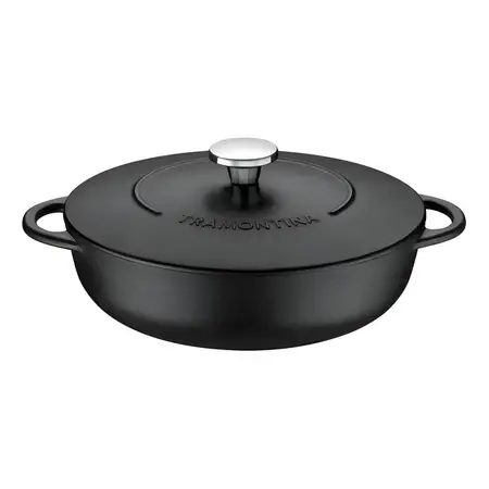 Olla Arrocera De Hierro 28cm Tramontina Antiadherente Modelo:starflon