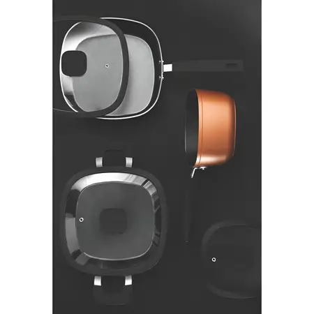 Olla Cacerola Refinatta Tramontina 18 Cm Aluminio Rojo X1 Un