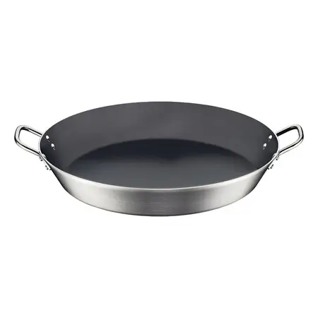 Paellera Profesional 45 Cm Tramontina Color Gris