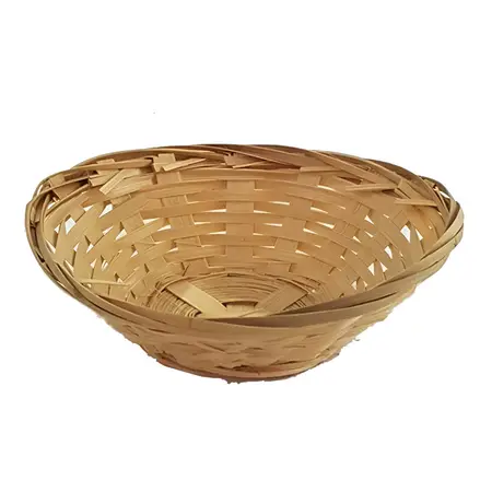 Panera Ovalada De Mimbre Pan Tostadas Galletitas 15 Cm Oval