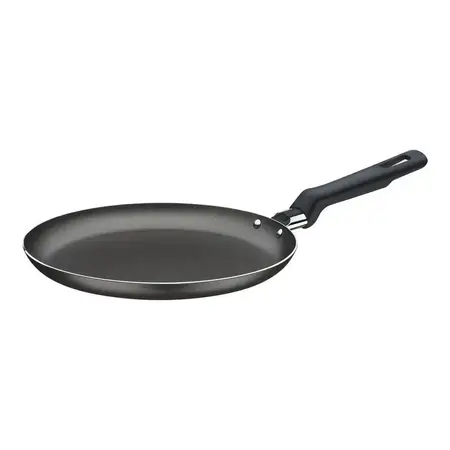 Panquequera Antiadherente Teflon 22 Cm Tramontina Loreto Negro