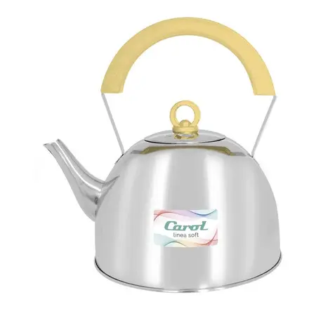 Pava Soft Acero Inoxidable 1,6 Lts Pico Matero | Carol Amarillo