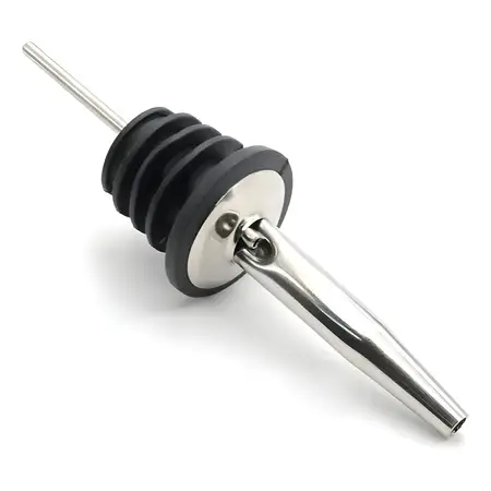 Pico Vertedor Para Botella Aceitera Tragos Acero Inox Y Goma