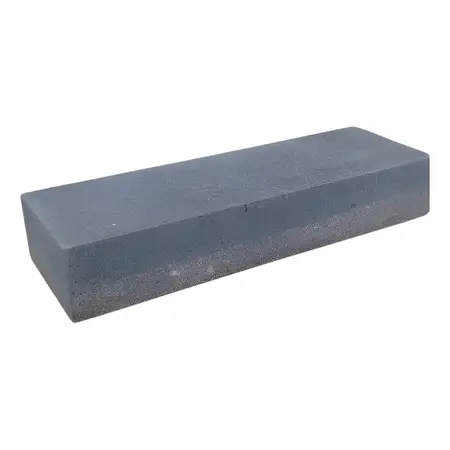 Piedra De Afilar Cuchillos Grano Fino Grueso 14 X 5 X 2,5 Cm Color Gris