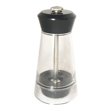 Pimentero Ma Policarbonato Irrompible Transparente Molinillo - Negro Y Transaparente