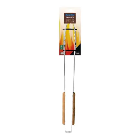 Pinza Para Carne Churrasco Tramontina Acero Inox 47,3 Cm
