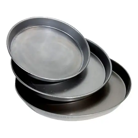 Pizzera Molde Para Pizza Chapa Sin Enloz Horno N° 28 Lozafer Gris