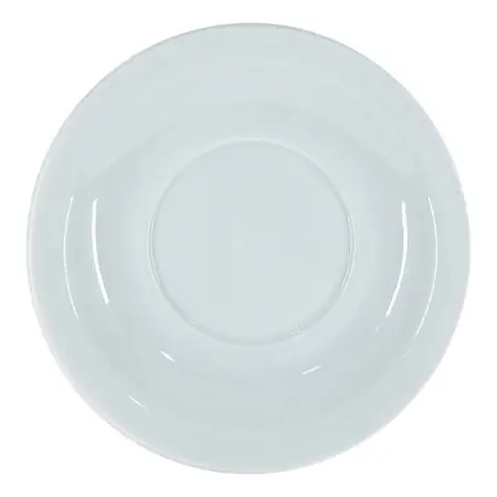 Plato Café 11cm Ala Angosta Tsuji Línea 450 Porcelana X1 Uni Blanco