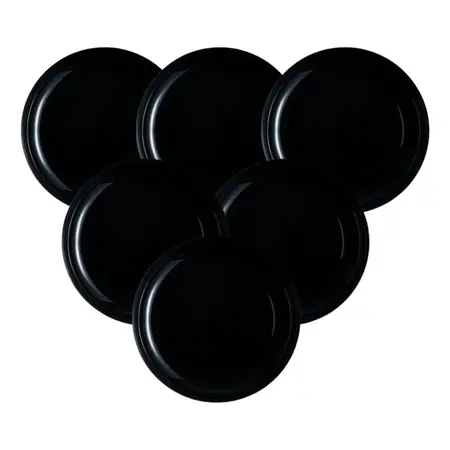 Plato Couscous Hondo 25 Cm Friend´s Time Luminarc X 6 Unid. Negro