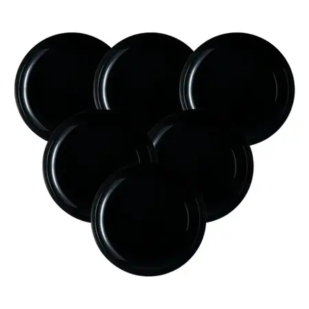 Plato Couscous Hondo 25 Cm Friend´s Time Luminarc X 6 Unid. Negro