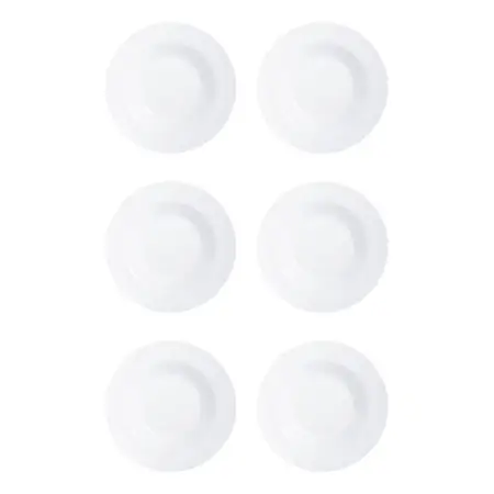 Plato De Pasta Hondo 28 Cm Friend´s Time Luminarc X 6 Unid. Blanco