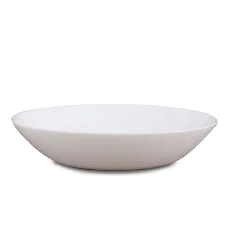 Plato Hondo 20 Cm Luminarc Modelo Diwali Vidrio Templado X 1 Blanco