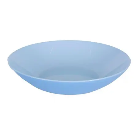 Plato Hondo 20 Cm Luminarc Modelo Diwali Vidrio Templado X 1 Light blue