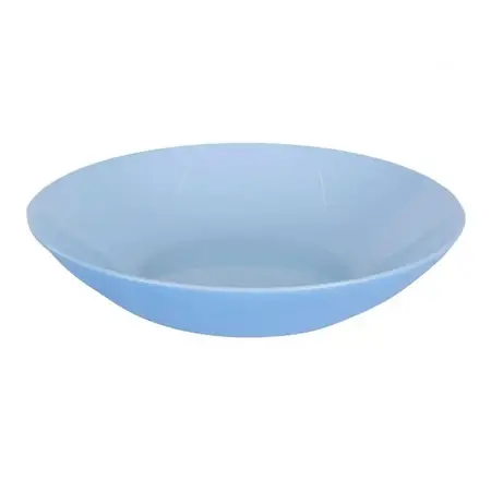 Plato Hondo 20 Cm Luminarc Modelo Diwali Vidrio Templado X 1 Light blue