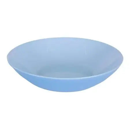 Plato Hondo 20cm Luminarc Modelo Diwali Vidrio X12 Un Cu Ota Celeste