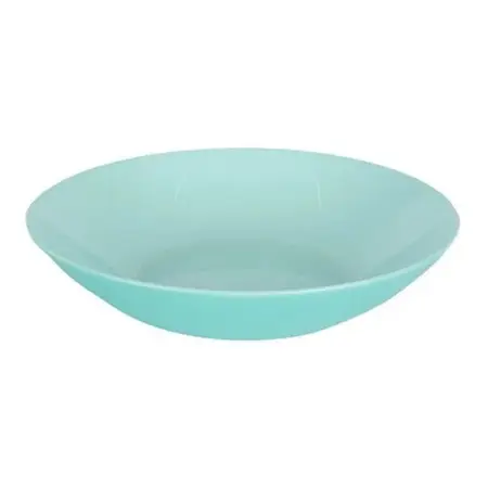 Plato Hondo 20cm Luminarc Modelo Diwali Vidrio X12 Un Cu Ota Turquesa