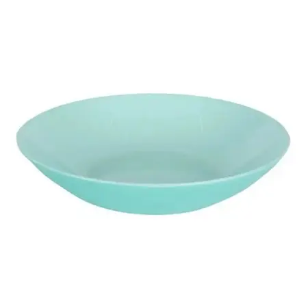 Plato Hondo 20cm Luminarc Modelo Diwali Vidrio X12 Un Cu Ota Turquesa