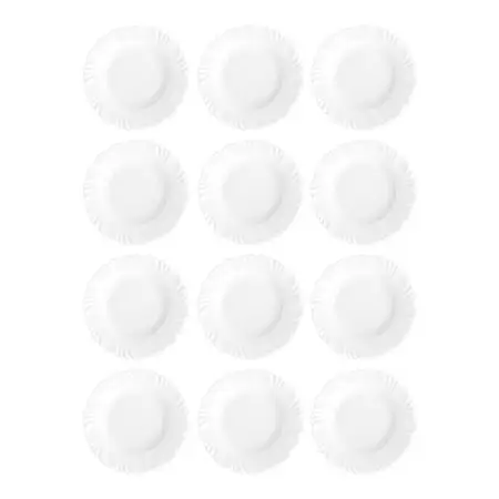 Plato Hondo 23 Cm Petala Nadir Vidrio Templado Diseño X12 Un