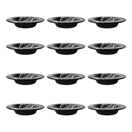 Plato Hondo Chacarero Chapa Con Diseño 24cm Salpicado X 12 U