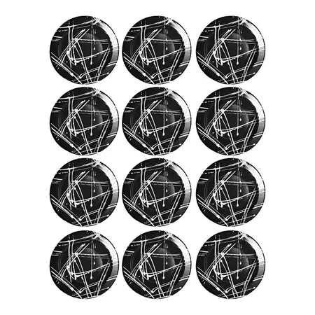 Plato Hondo Chapa Con Diseño 28 Cm Salpicado Resto Bar X12u