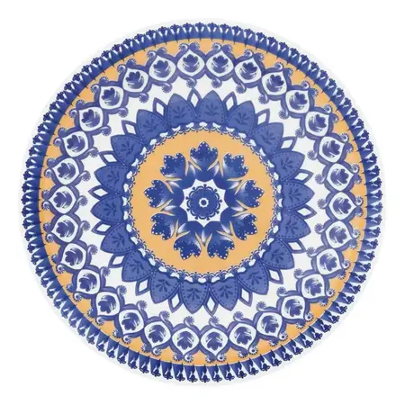 Plato Hondo De Cerámica Linea Floreal 22,5 Cm | Oxford Carreta Floreal