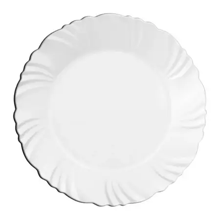 Plato Playo 25,5cm Nadir Petala Opaline Vidrio Temp 5744
