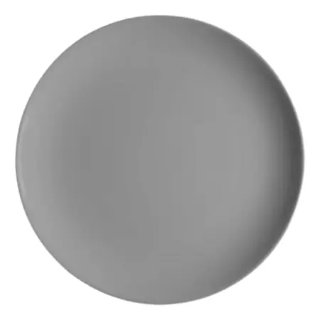 Plato Playo 25 Cm Luminarc Diwali Colores Vidrio Templado X1 Gris