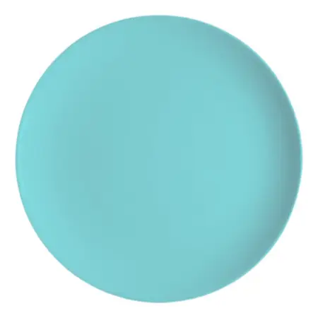 Plato Playo 25 Cm Luminarc Diwali Colores Vidrio Templado X1 Turquesa