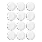 Plato Playo 25 Cm Petala Nadir Vidrio Templado Diseño X12 Un