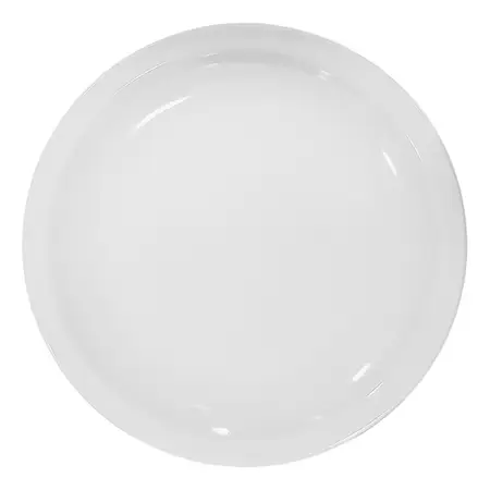 Plato Playo 30cm Ala Angosta Tsuji Línea 450 Porcelana X1 U Blanco