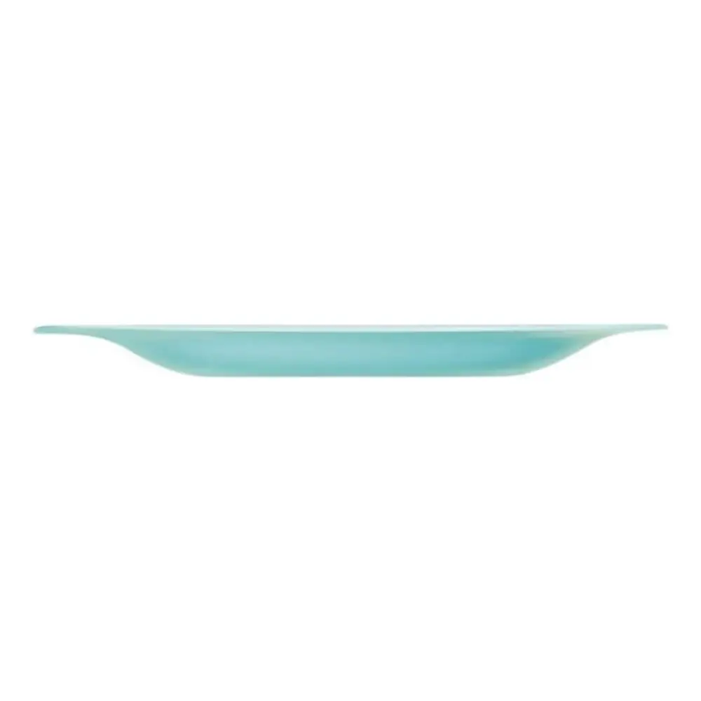 Plato Playo Hondo Postre Luminarc Carine Light Cuad Set X 18 Turquesa
