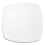 Plato Playo Melamina Blanco Cuadrado 25 Cm Resistente X12 Un