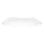 Plato Playo Melamina Blanco Cuadrado 25 Cm Resistente X12 Un