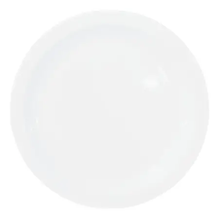 Plato Playo Melamina Blanco Redondo 25 Cm Ala Angosta X1 U