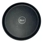 Plato Playo Plástico Carol Linea Granito De 21 Cm X1 Unidad Negro granito
