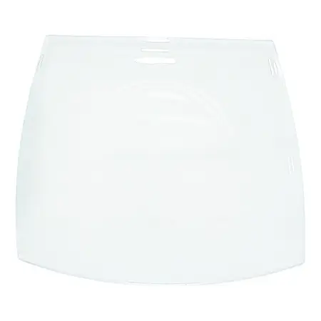 Plato Playo Vidrio Opalino Cuadrado Grande 28 Cm Resistente 