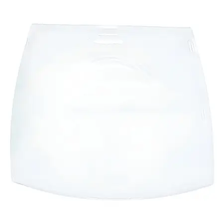 Plato Playo Vidrio Opalino Cuadrado Grande 33 Cm Resistente