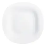 Plato Postr Carine Cuadrado Negro Vidrio Templado 19 Cm X 1