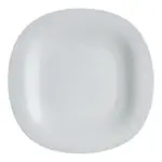 Plato Postr Carine Cuadrado Negro Vidrio Templado 19 Cm X 1