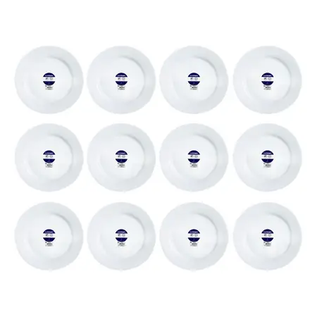 Plato Postre 19 Cm Everyday Luminarc Vidrio Templado X12 Uni
