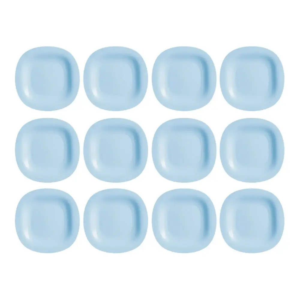 Plato Postre Carine Light Luminarc Set X 12 Vidrio Temp 19cm
