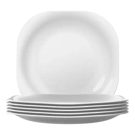 Plato Postre Nadir Duralex Plaza Vidrio Templado 5346 X 12