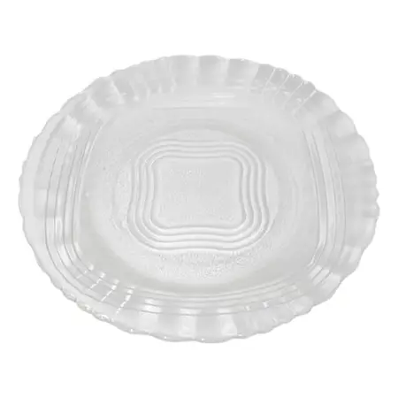 Plato Postre Redondo 17.5 Cm Vidrio Durax Cristal