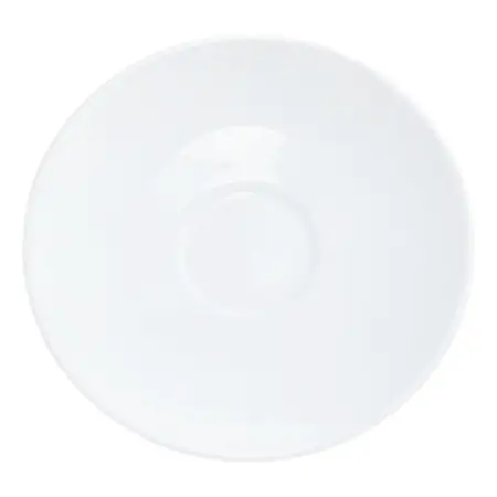 Platos Blancos De Porcelana Té/desayuno Tsuji Linea 2100 X1u Blanco Liso